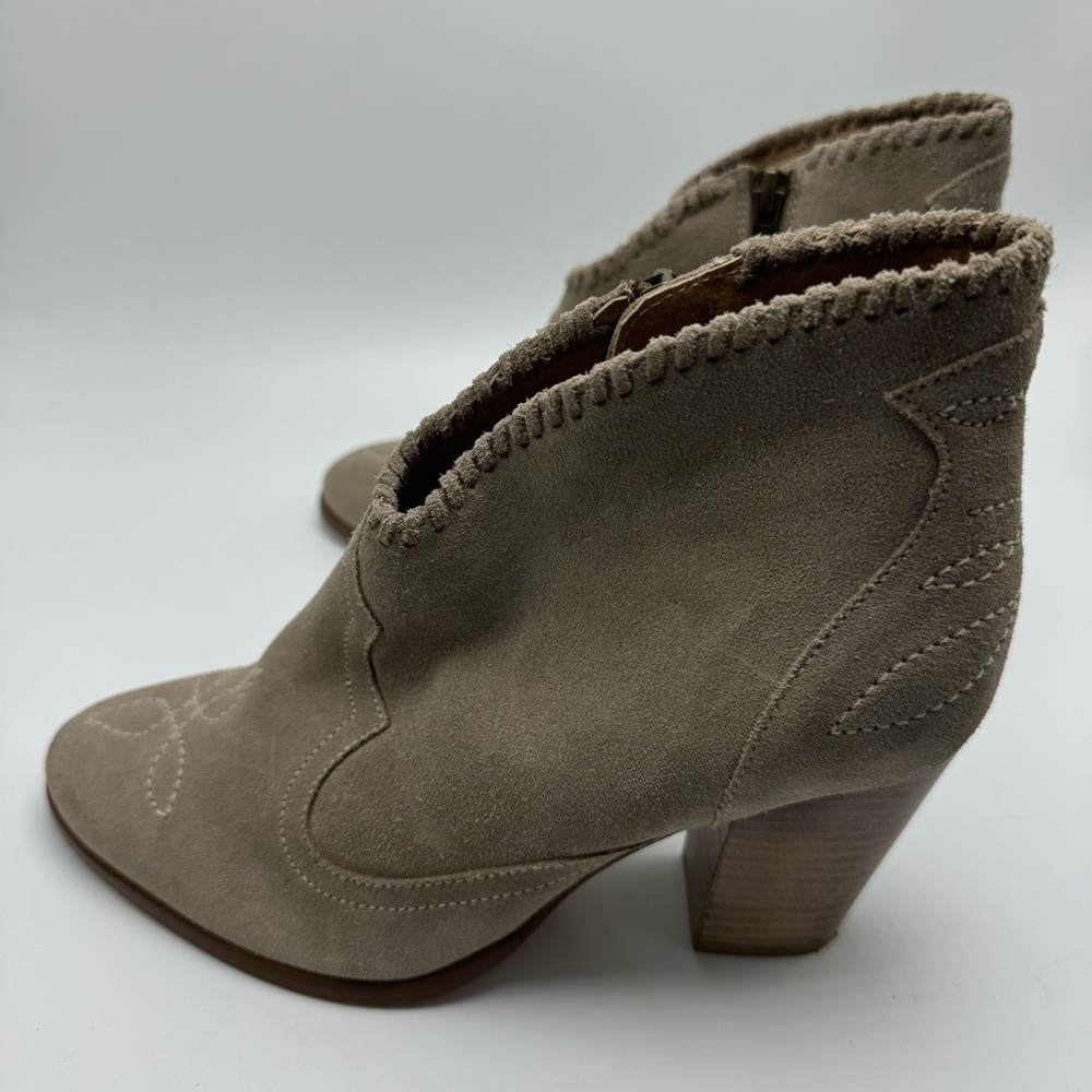 Ariat Unbridled EVA Gray Suede Leather Heeled Boot Bootie Size 6 Style 10027435 - Picture 6 of 11